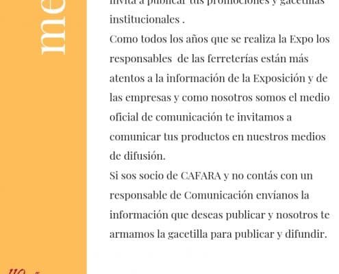 Beneficos CAFARA