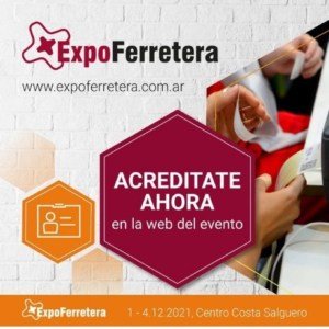 ExpoFerretera Acreditate en simples pasos: Creá tu cuenta y completá tus datos. ¡Recibirás una credencial digital personalizada para acceder a ExpoFerretera!