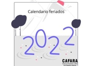 Calendario feriados Argentina 2022