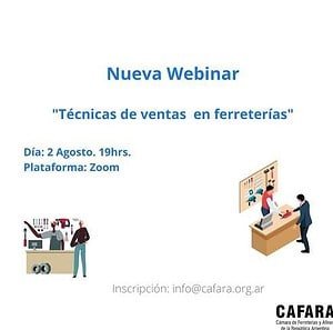 Webinar Técnicas de ventas en ferreterías