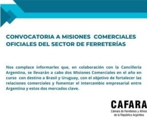 Cancillería Misiones Comerciales