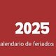 Calendario oficinal de feriados en Argentina