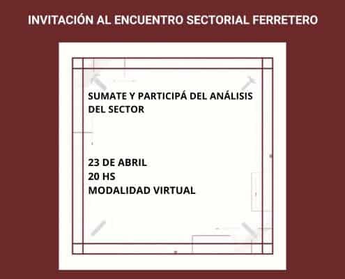 Encuentro sectorial ferretero virtual en Argentina organizado por CAFARA