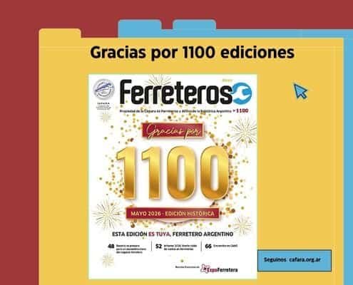 Revista Ferreteros 1100 edición histórica