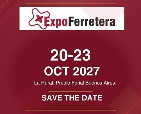 CAFARA y Messe Frankfurt Argentina confirman ExpoFerretera 2027: del 20 al 23 de octubre en La Rural, Buenos Aires. La expo más grande del sector ferretero de Sudamérica.