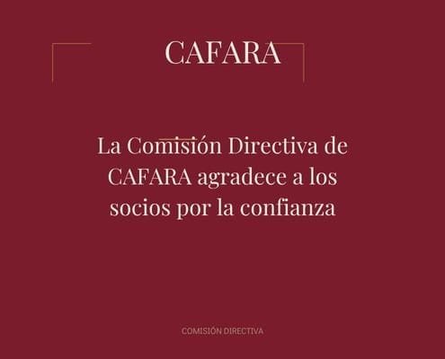 Comisión Directiva agradecimiento