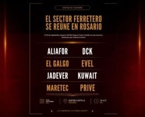 Jornada de networking ferretero Espacio CAFARA Rosario 2026 en Centro Castilla, empresas del sector ferretero argentino reunidas