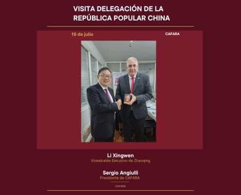 CAFARA recibió a la delegación oficial de Zhaoqing, Guangdong (China)
